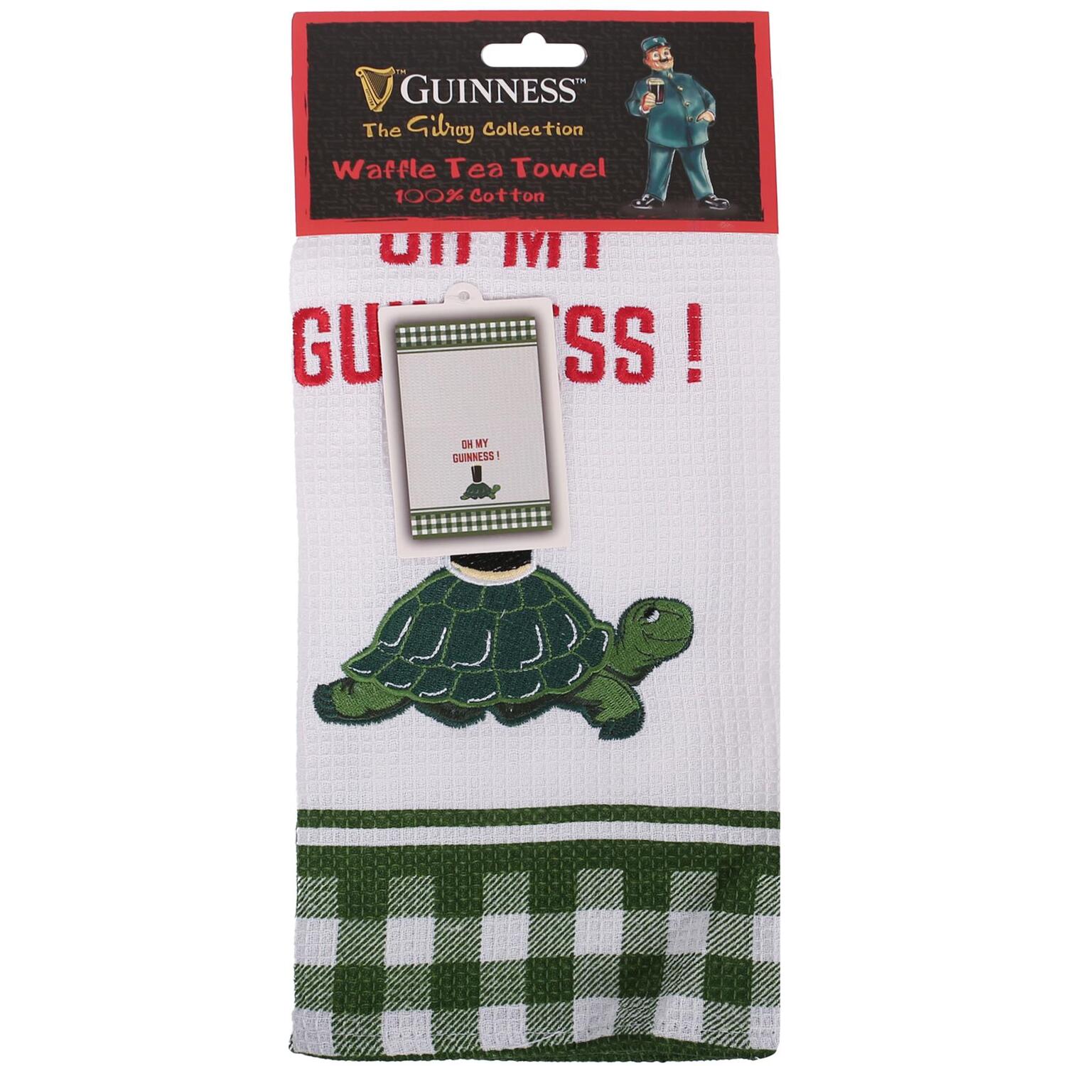B&Q - Tortoise Waffle Tea Towel17 X 36.5Cm Large Super Absorbent Kitchen Dish Glass Drying Toweling Cloth - Image 3