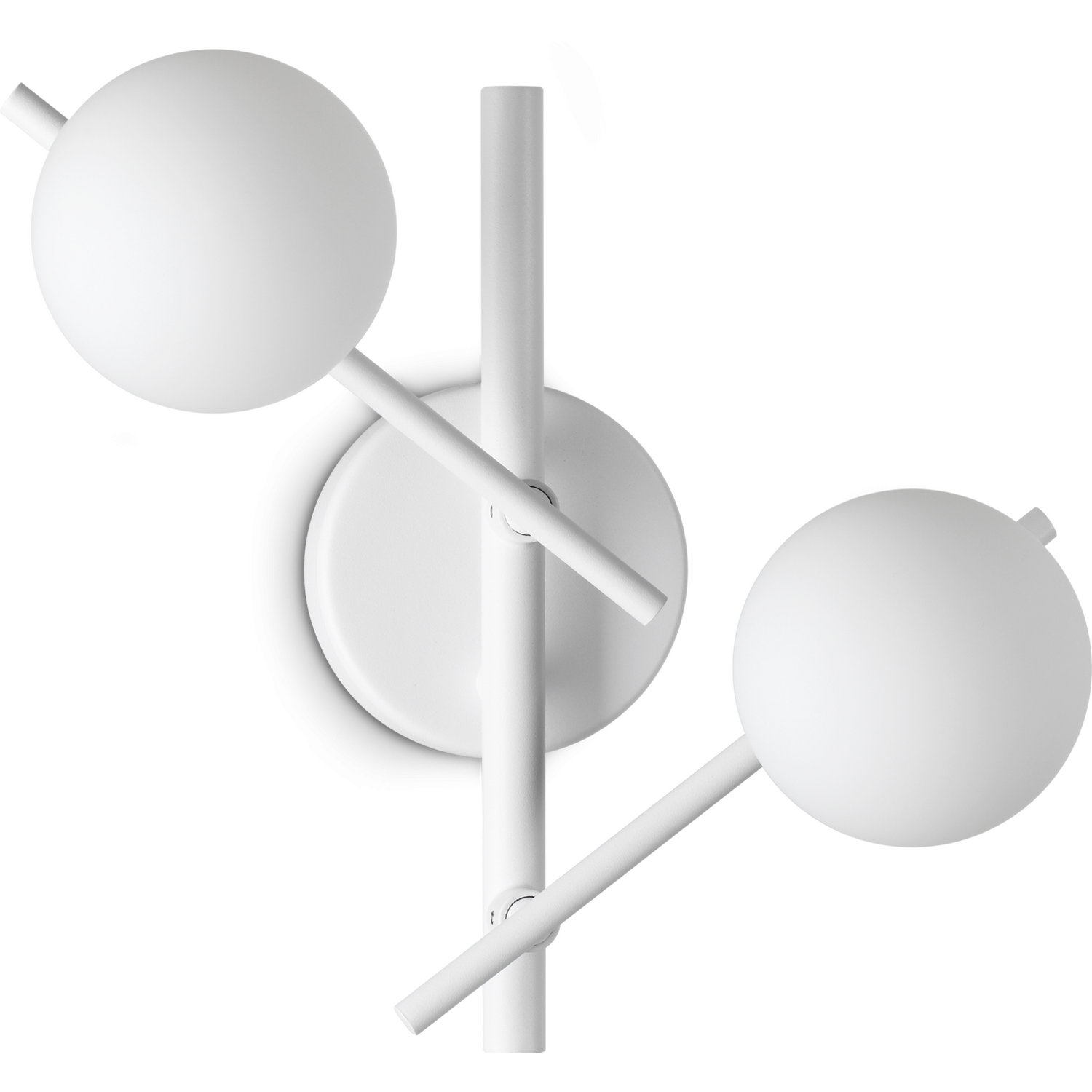 Ideal Lux Lighting Atlas Wall Light White - White