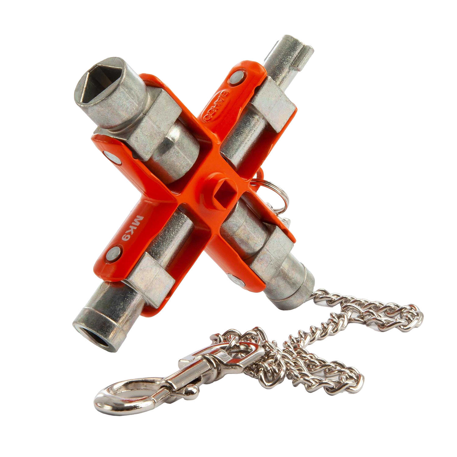 Bahco 9 In 1 Switch Cabinet Wrench - Red/Silver