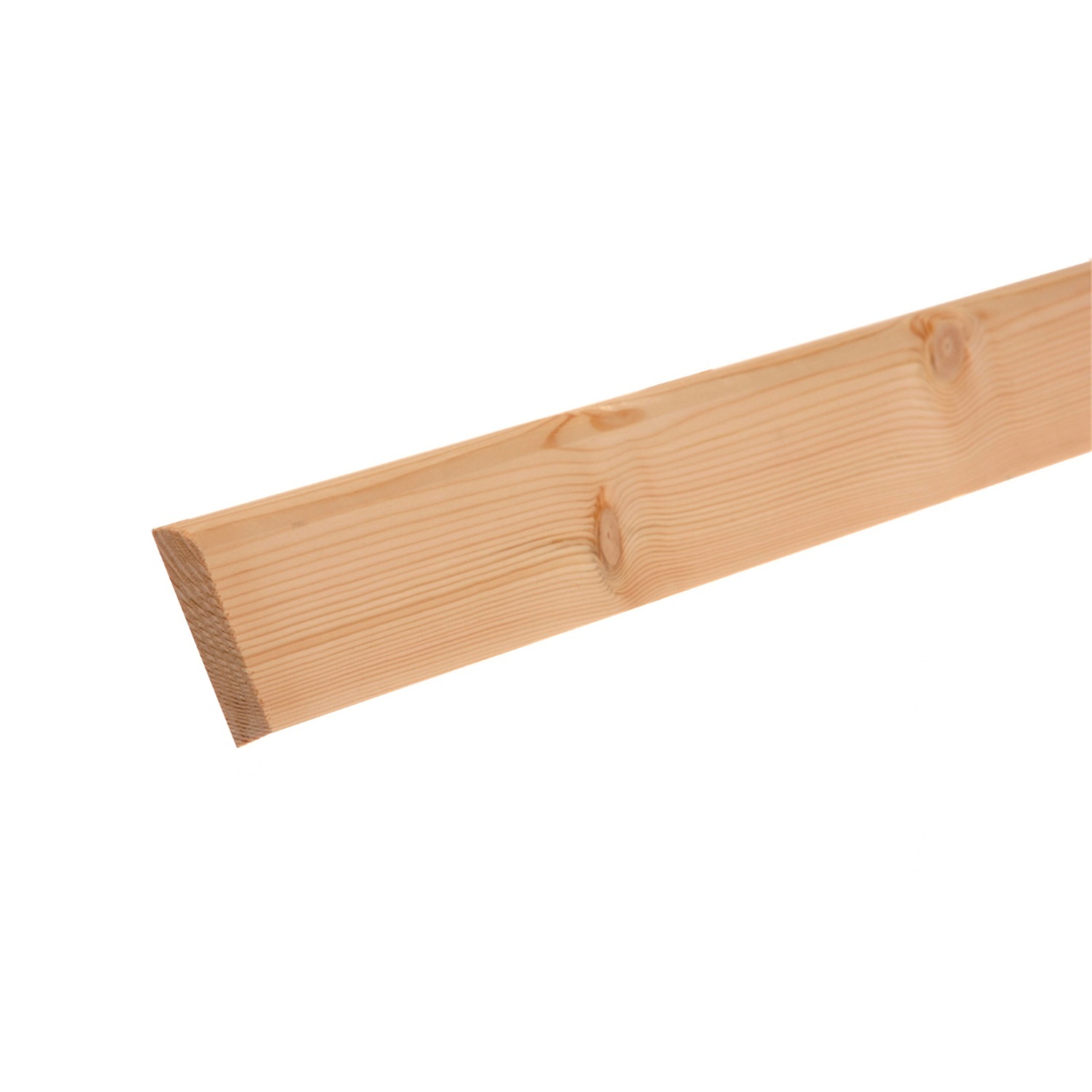 Snowdon Timber Pine Rounded Skirting Board (T) 15Mm (W) 94Mm (L) 2.4M - Pack Of 4 - Image 2