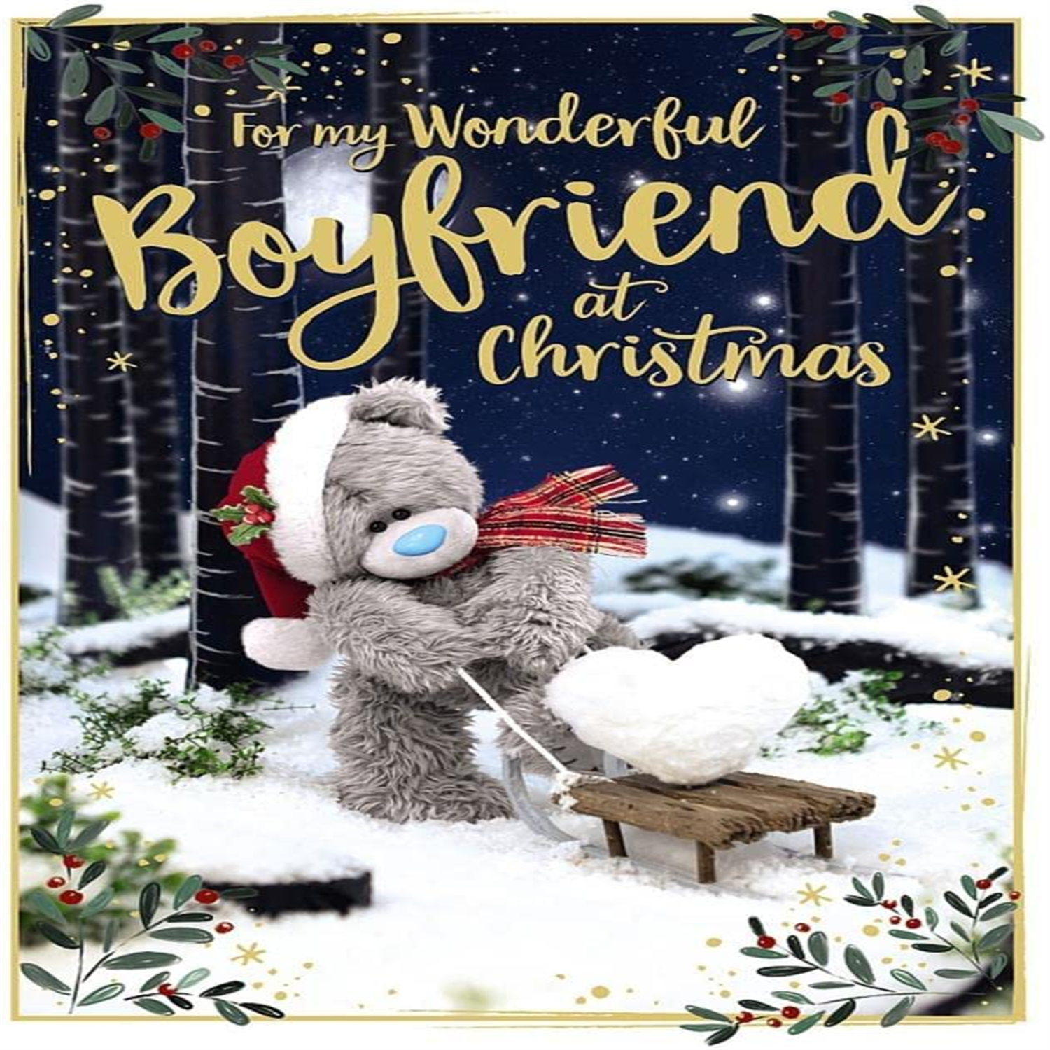 3D Holographic Boyfriend Christmas Card - Image 2