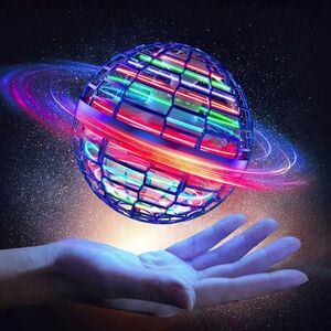 Flying Orb Ball LED Toy Hover Ball Boomerang Ball Hand Controlled Fidget Mini Drone