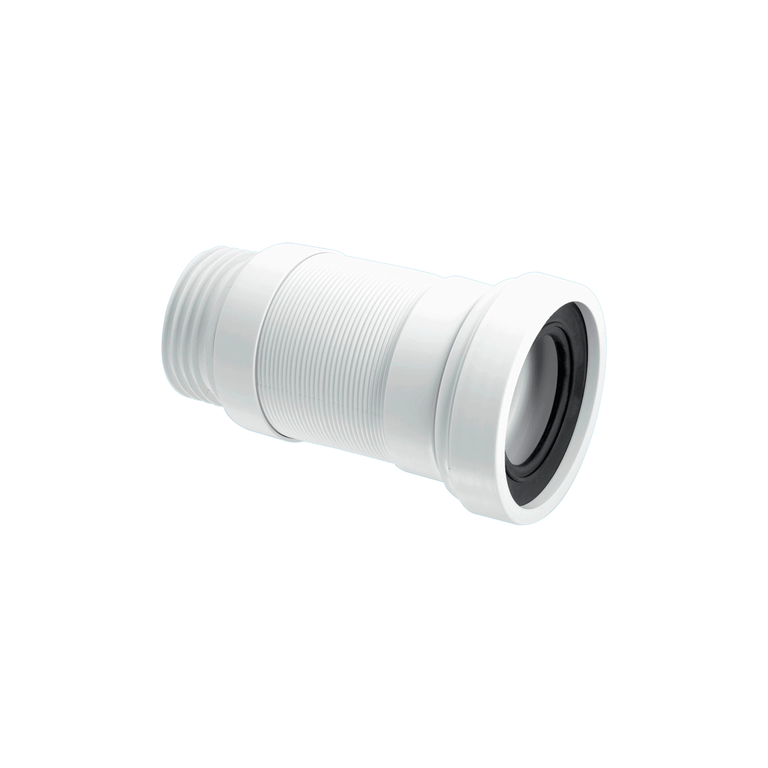 McAlpine 3½" / 90mm Straight Flexible WC Connector (Short) Compact Flexible Toilet Waste - Image 4