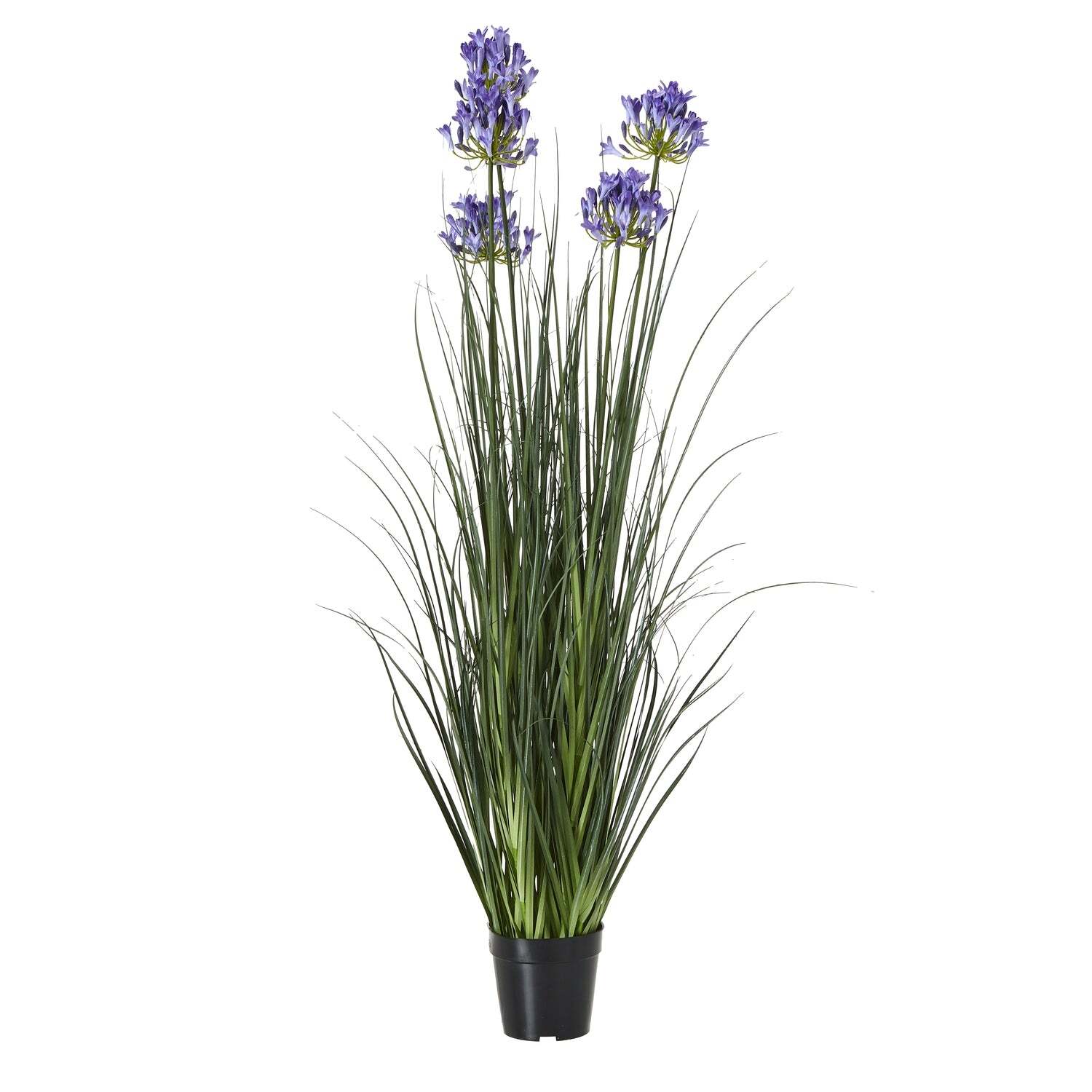 Sostter Unisex Lilac Vibrant Agapanthus Faux Plant In Pot - Image 3