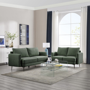 More4Homes Sofia Modern Scandi Style Fabric Sofa Set C