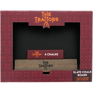The Traitors Chalk Board