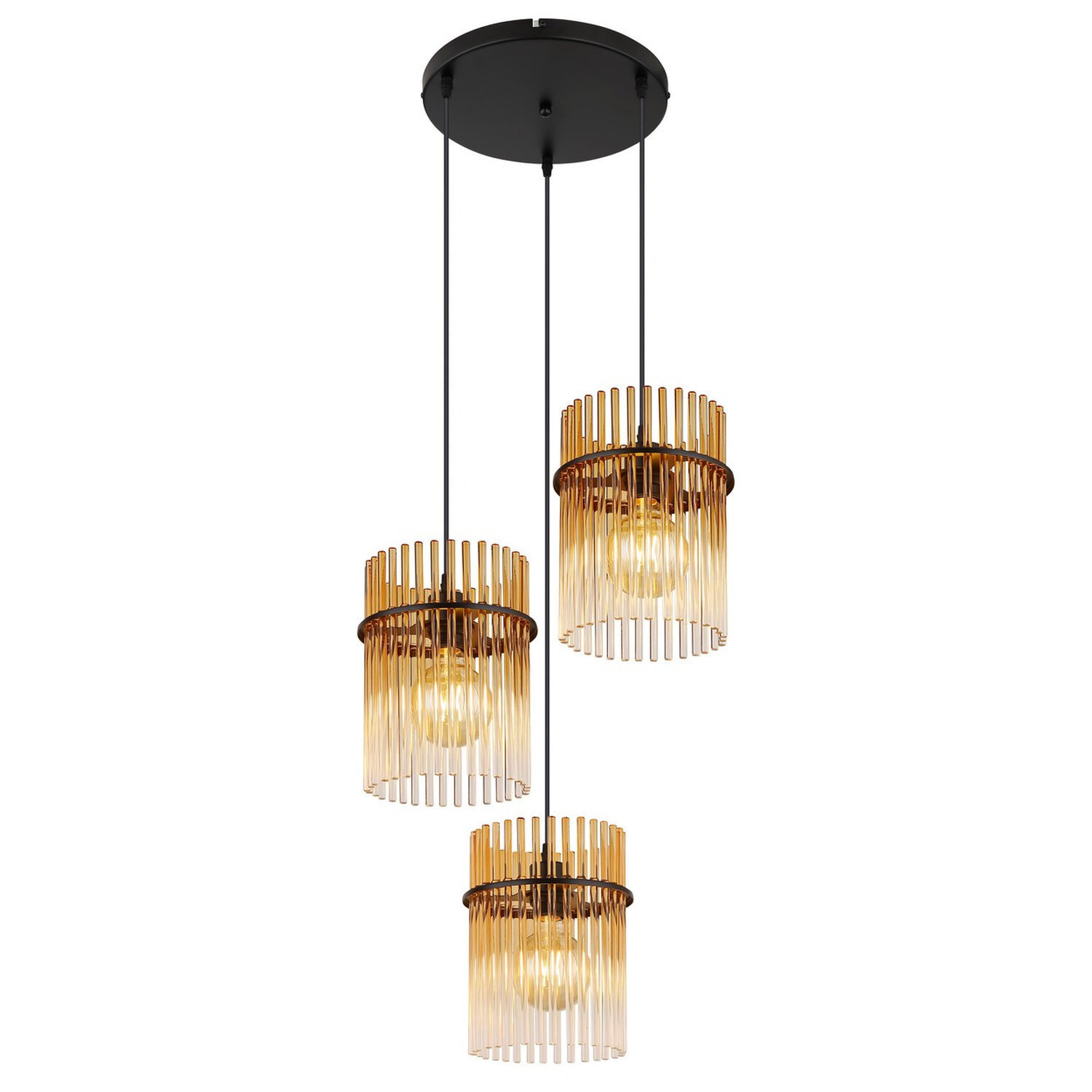 Globo Lighting Gorley Pendant Light Black