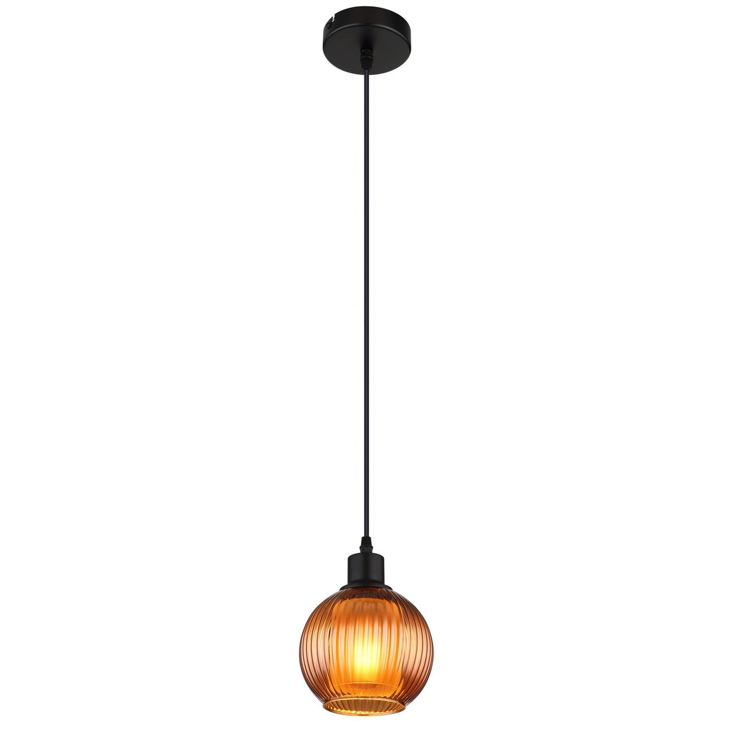 Globo Lighting Zumba Pendant Light Black