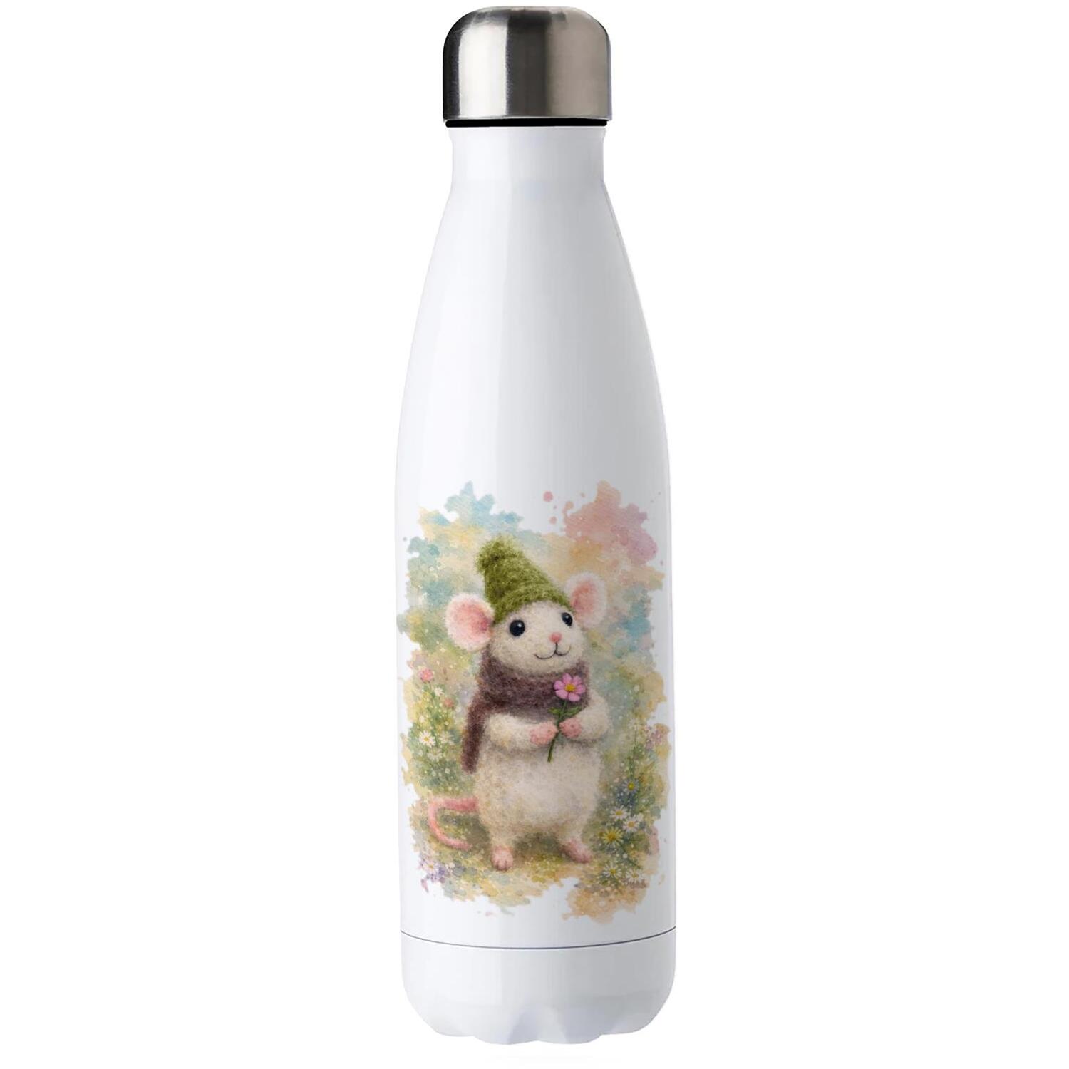 B&Q - Fuzzy Mouse Stainless Steel Water Bottle - Image 2