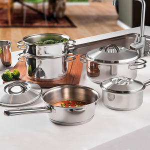 Tramontina Stainless Steel Cookware Set - Solar Collection