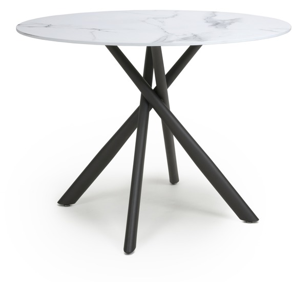 Avesta White Round Dining Table