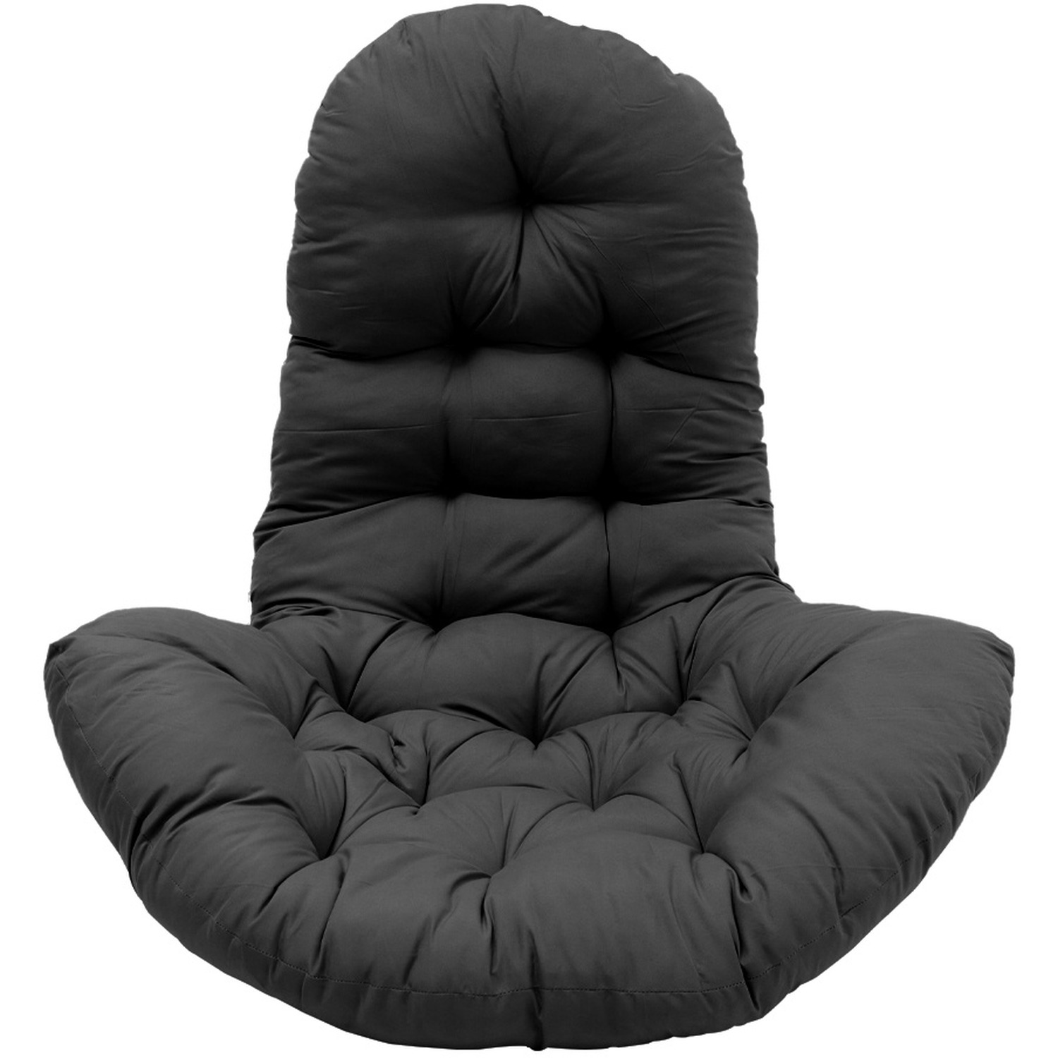 Garden Egg Chair Seat Cushion - Black