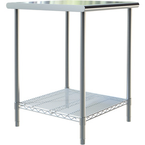 Silver / 60cm Food Prep Commercial Work Bench Stainless Steel Catering Tables shot 2320365