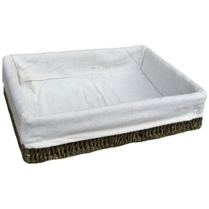 Lined Rectangular Seagrass Tray