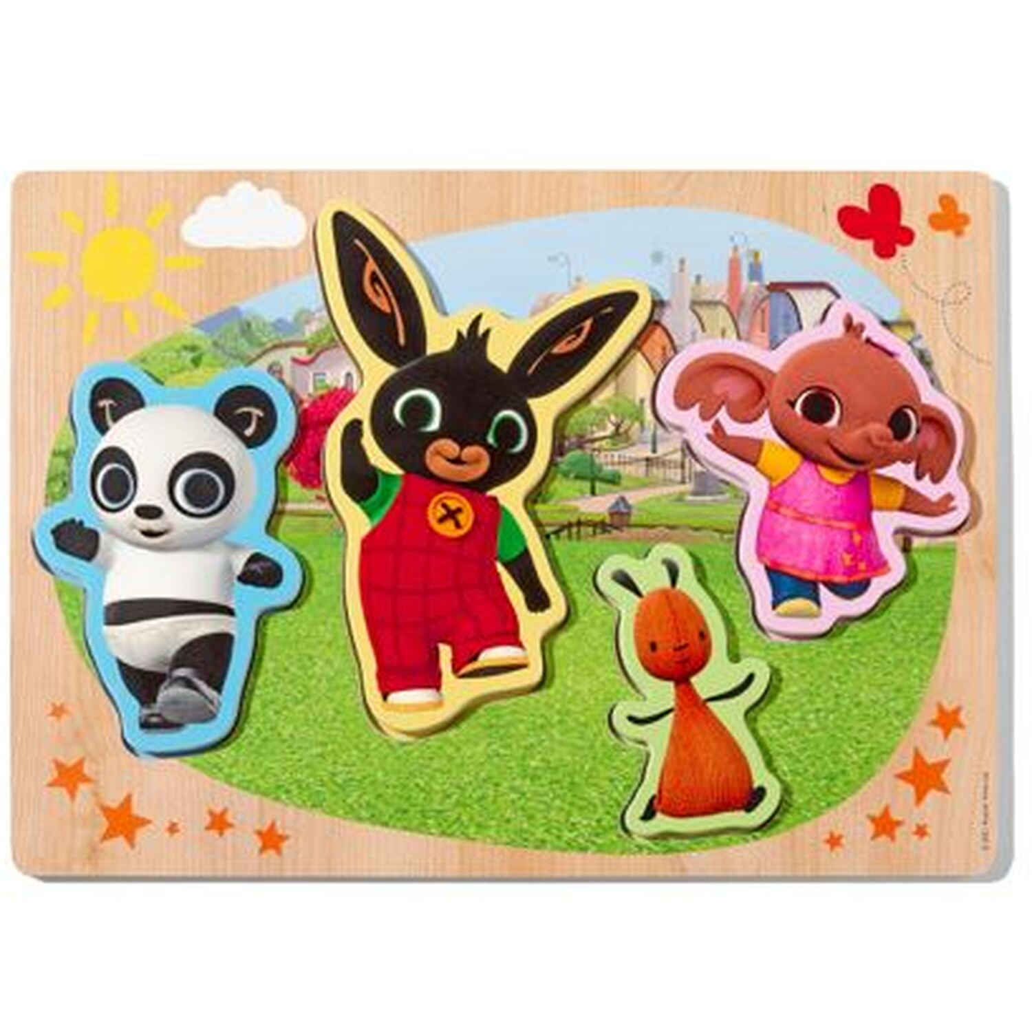 Bing Wooden Puzzle - Red