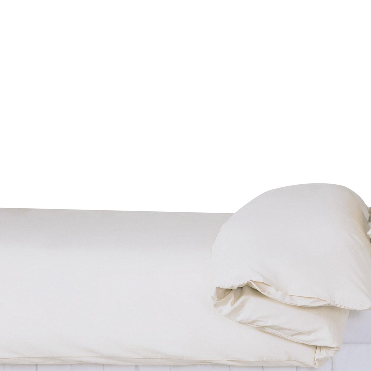 200 Thread Count Egyptian Blend Duvet Cover - BM102 - White / Kingsize
