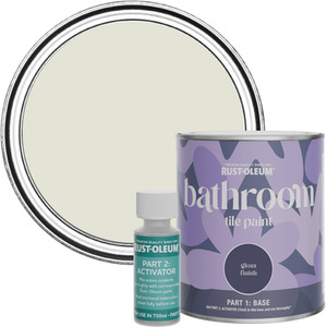 Rust-Oleum Bathroom Tile Paint in Gloss Finish - Portland Stone 750ml