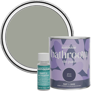 Rust-Oleum Bathroom Tile Paint in Gloss Finish - Tea Leaf 750ml