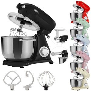 Retro Stand Mixer Kneading Machine With 6L Stainless Steel Mixing Bowl