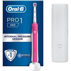 Oral B Pro 680 Pink 3DWhite Electric Toothbrush