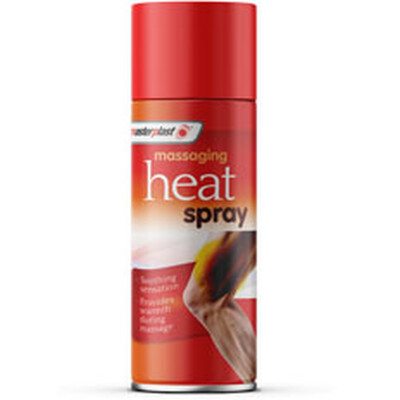 Red Massaging Heat Spray
