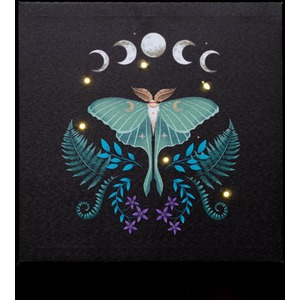 Light up Luna Moth Canvas Print 30 cm