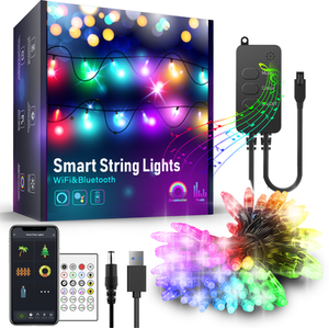 5 Meters Smart WiFi RGB Fairy Lights with 50 LEDs