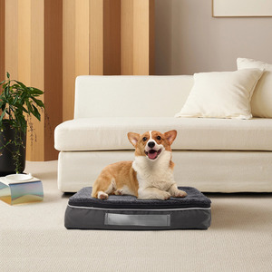 Washable Pet Bed with Plush Mat