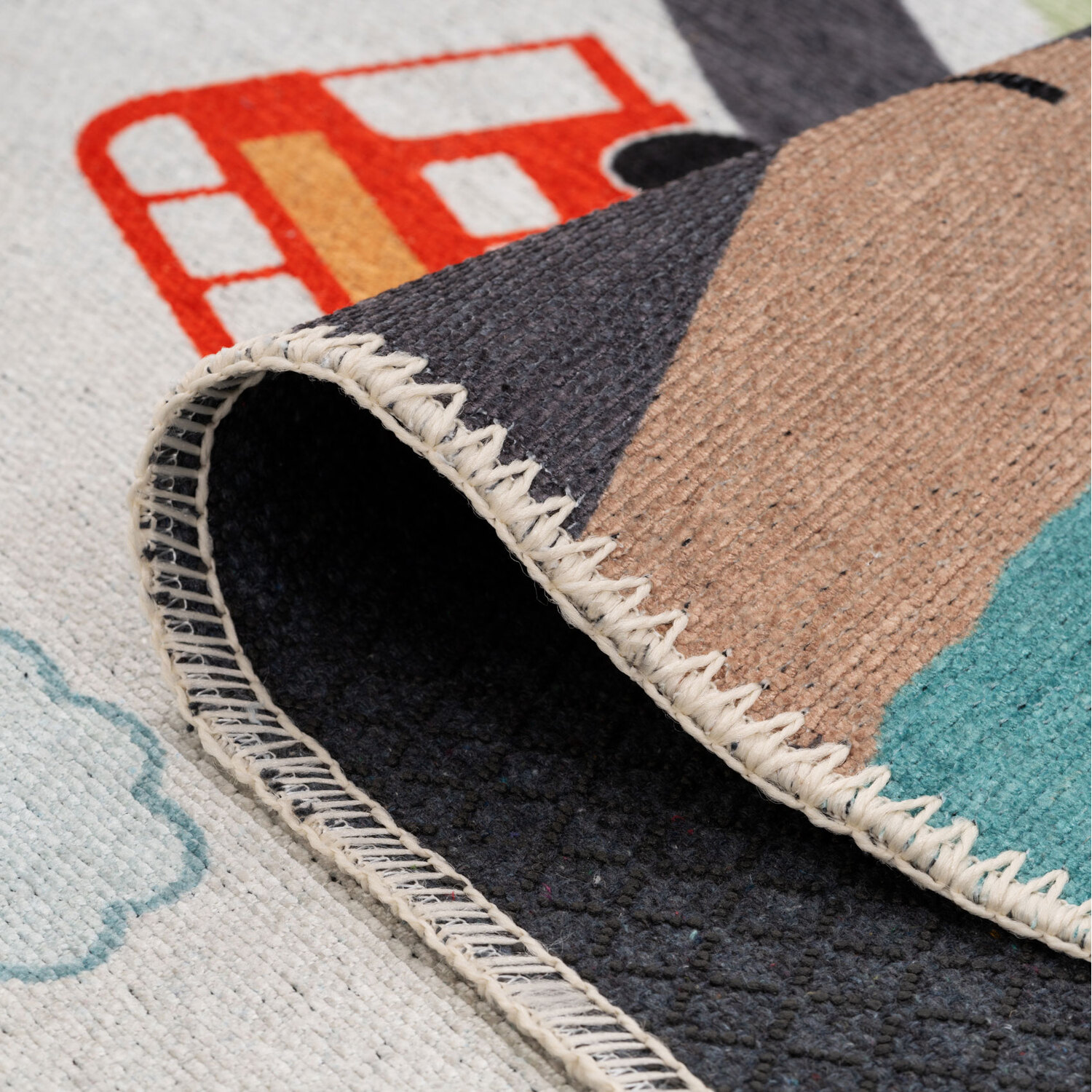 Washable Kids Play Rug - Journey