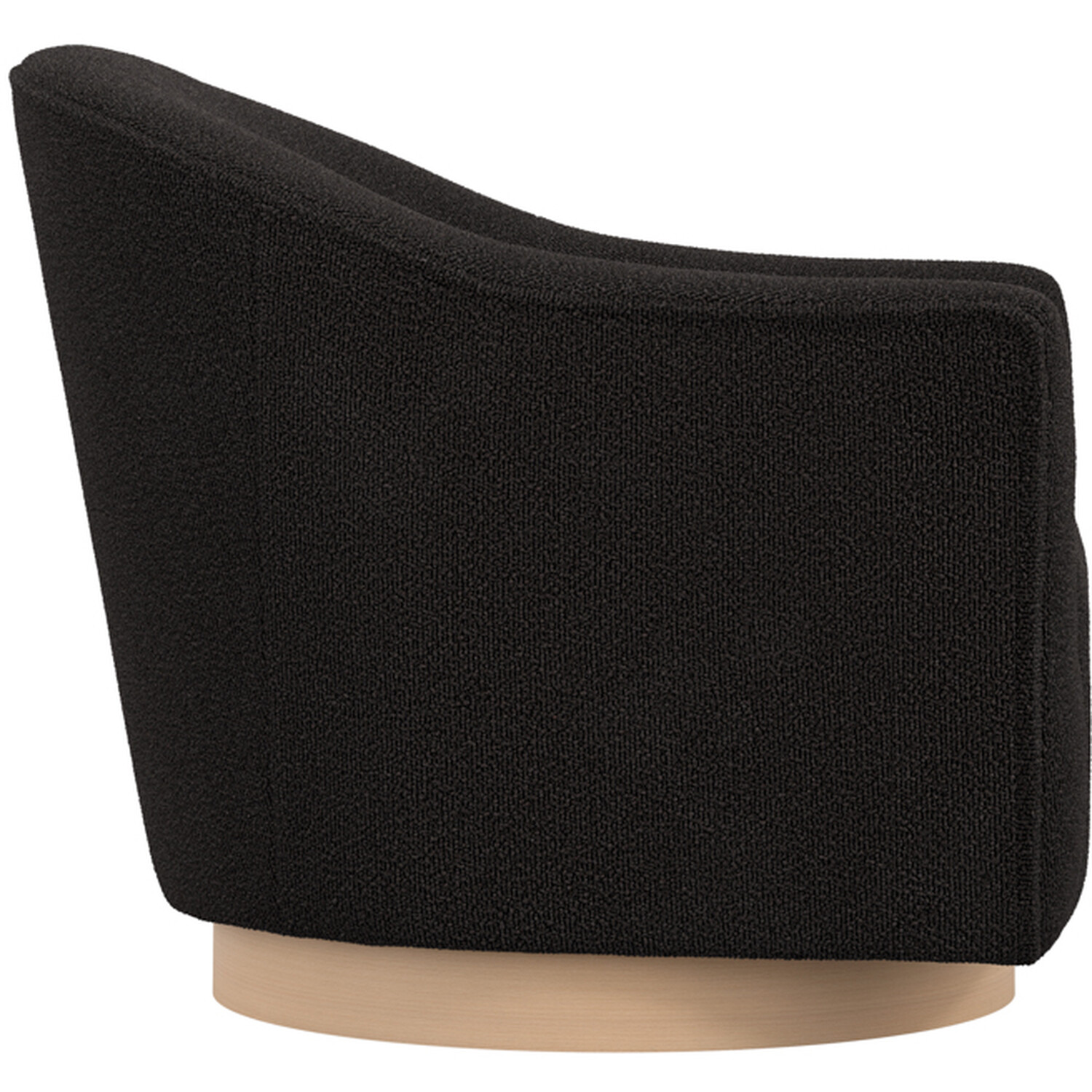 Daphne Swivel Chair - Black