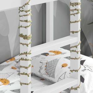 Grey Solid Pine Bunk Beds Adventure 3FT Single Bed Wood Frame shot 5614645