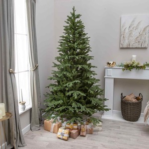 7ft Burghley Green Spruce Artificial Christmas Tree