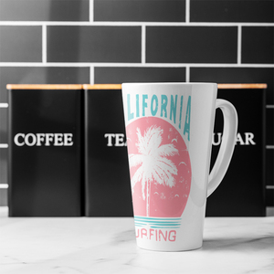 California Surfing Latte Mug