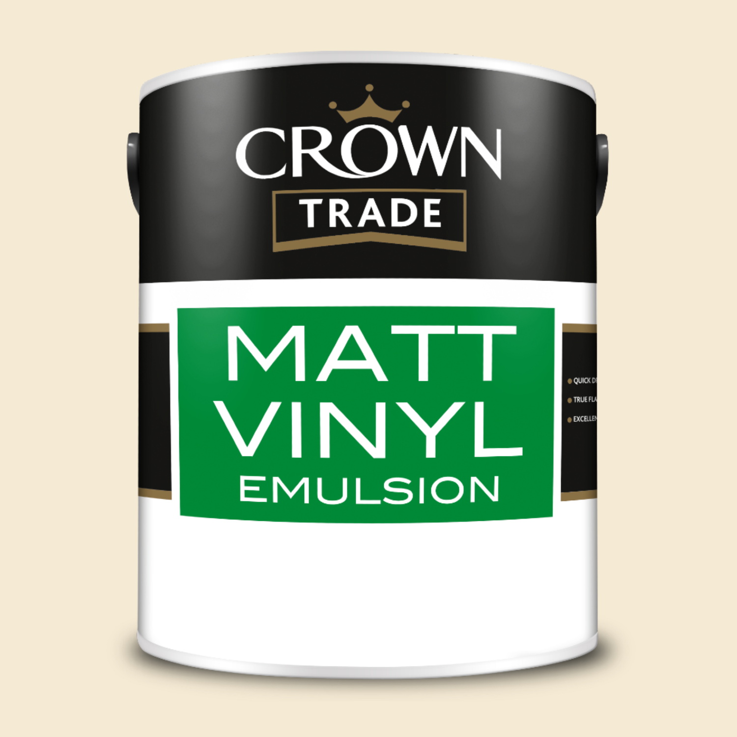 Crown Trade Vinyl Matt Mixed Colour - Ivory Cream  / 5l