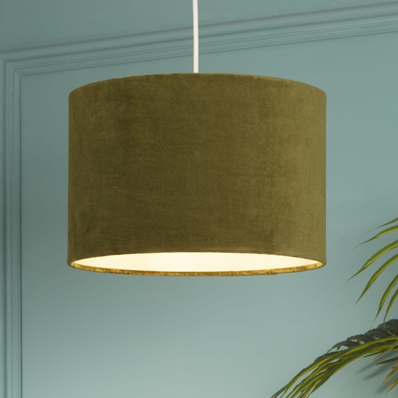 Tyrell Small Sage Green Velvet Shade