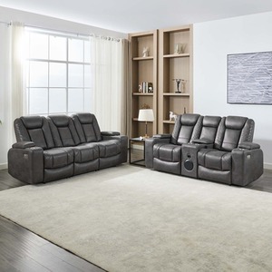 Ashton 2 and 3 Seater Fabric Auto Recliner Sofa Set