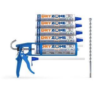 Dryzone 310ml Packs and Mastic Gun with Nozzle 5 Pack