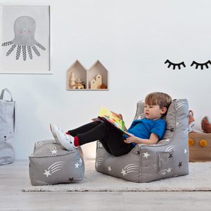 Toddler Bean Bag Chair with Footrest