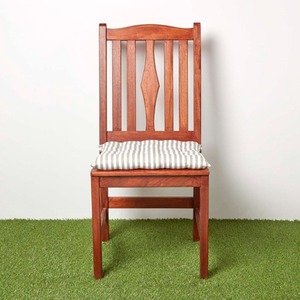 Homescapes Garden Bench Cushion Luxury Cotton Stripe Thin Indoor Outdoor Bench P