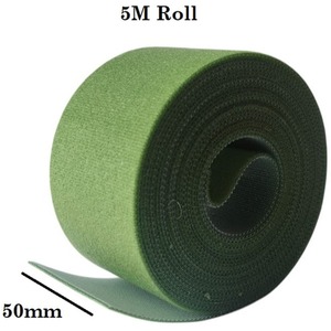 Plant Support Fastening Tape Hook and Loop Reusable Tape 50mm x 5m