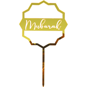 Mubarak Cake Toppers Five Pack
