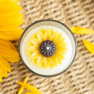 3D Sunflower Candle Gift Set