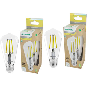 Platinum Conical ST64 E27 Ultra-Efficient Warm White 4W LED Bulb - 2 Pack