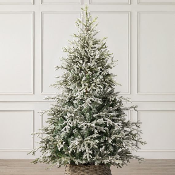 Snow Flocked Verbier Fir Christmas Tree