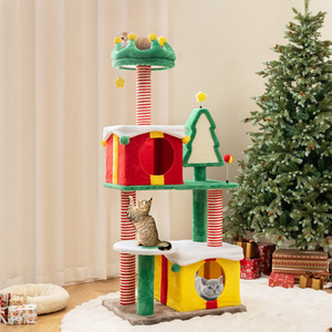 Cute Christmas Cat Tree