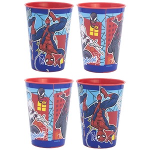 Spiderman Mob Set of 4 Plastic Cup