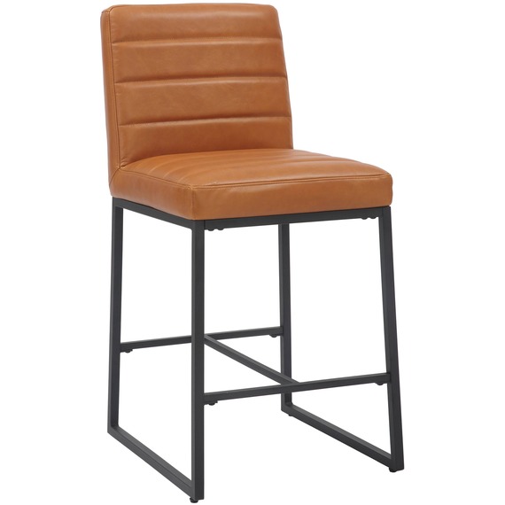 Carlton Real Leather Bar Stool