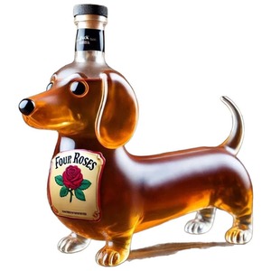 Dachshund Sealed Wine Bottle