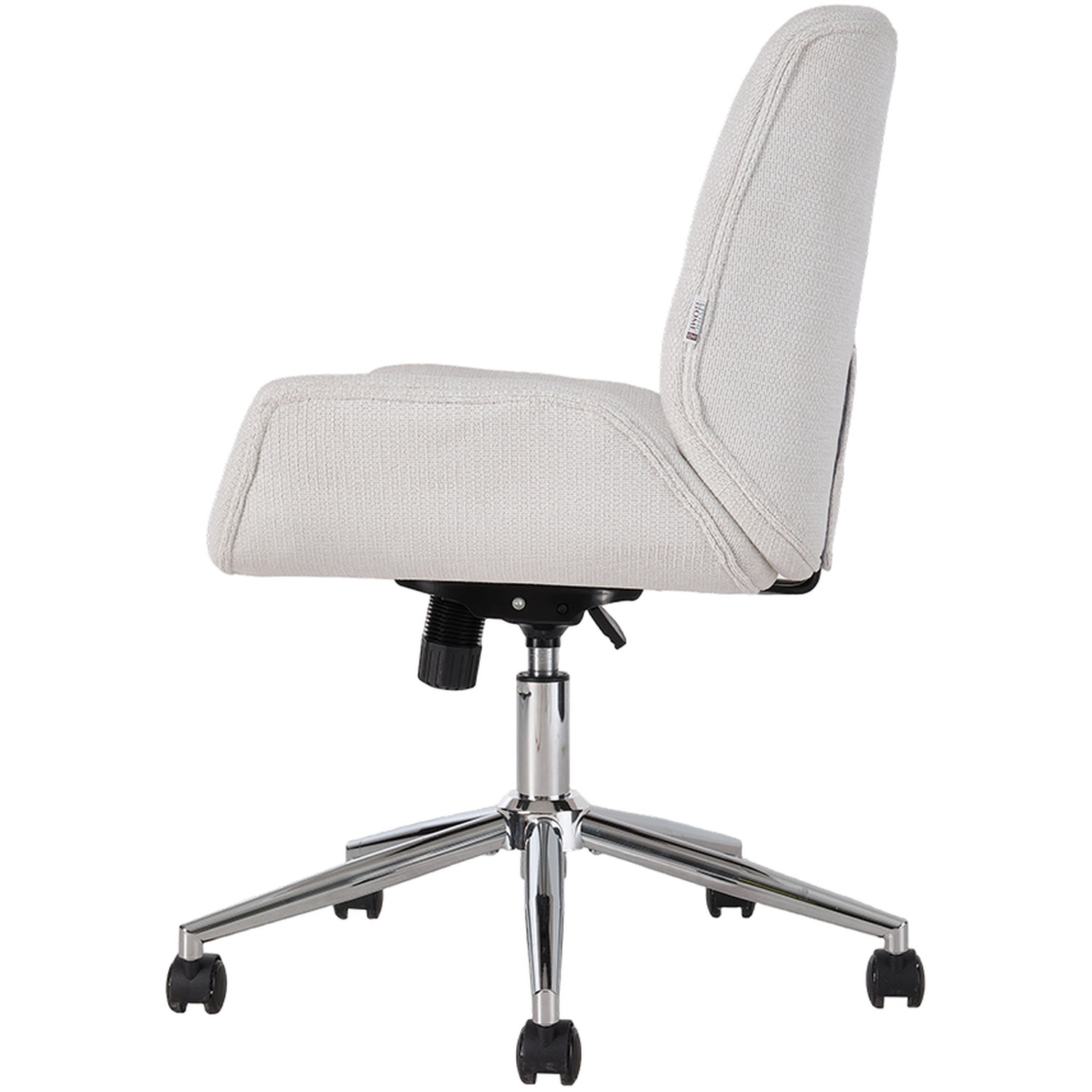 Height-adjustable Swivel Office Chair - White