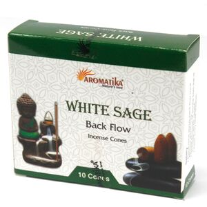 Aromatica Backflow Incense Cones Sage